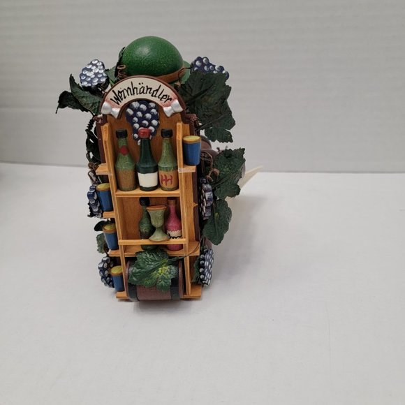 holz knoddl by Kathe Wohlfahrt Roving German Wine Merchant Only Top Decorate - Picture 5 of 16